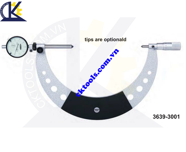 Panme điện tử   INSIZE  3639-3001 ,   EXTERNAL SCREW THREAD MICROMETERS   3639-3001