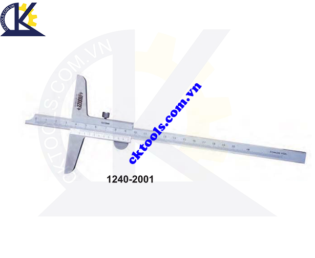 Thước đo sâu cơ khí  INSIZE  1240-2001 ,   VERNIER  DEPTH GAGES  (STANDARD TYPE )   1240-2001