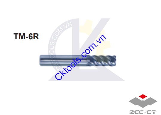 Dao phay  ZCCCT  dòng   TM-6R-D12.0R3.0 ,  TM-6R-D14.0R1.0 , Dao phay  ngón hợp kim   ZCC.CT    TM-6R-D12.0R3.0 ,  TM-6R-D14.0R1.0
