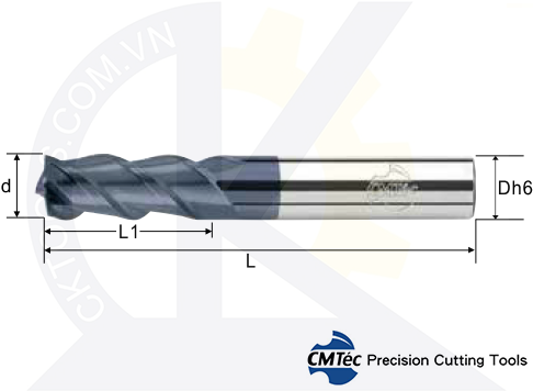 Dao phay CMTec CEH3, Dao phay ngón CMTéc CEH3
